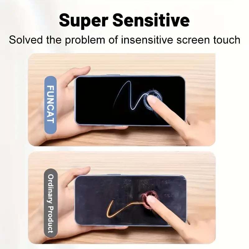 🔥 📱One Fish Luxury Privacy Screen Protector-Dust Free Without Bubbles