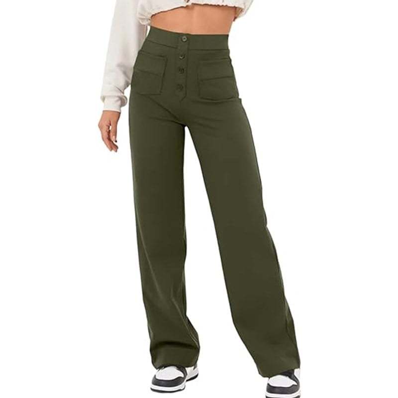 Hot SaleHigh-waisted Elastic Casual Pants