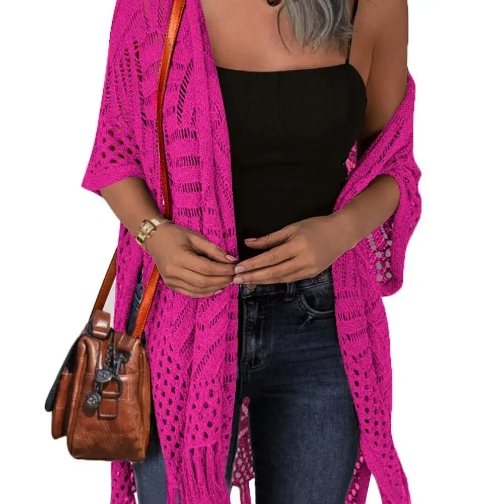 Last Day 49% OFF 🔥Boho Tassel Hollow-Out Knit Cardigan
