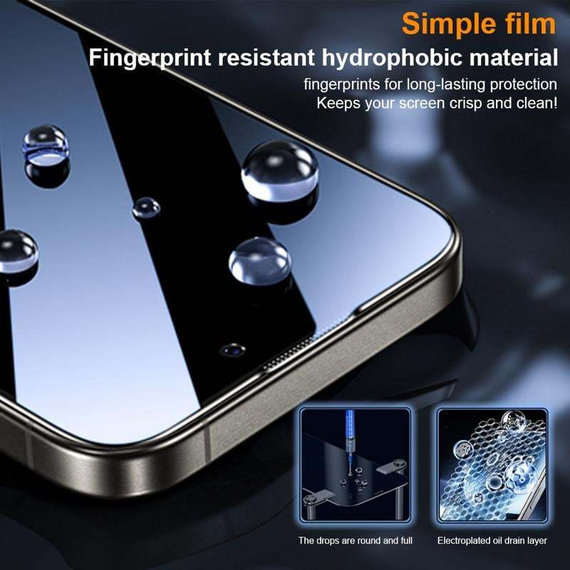 🔥 📱One Fish Luxury Privacy Screen Protector-Dust Free Without Bubbles