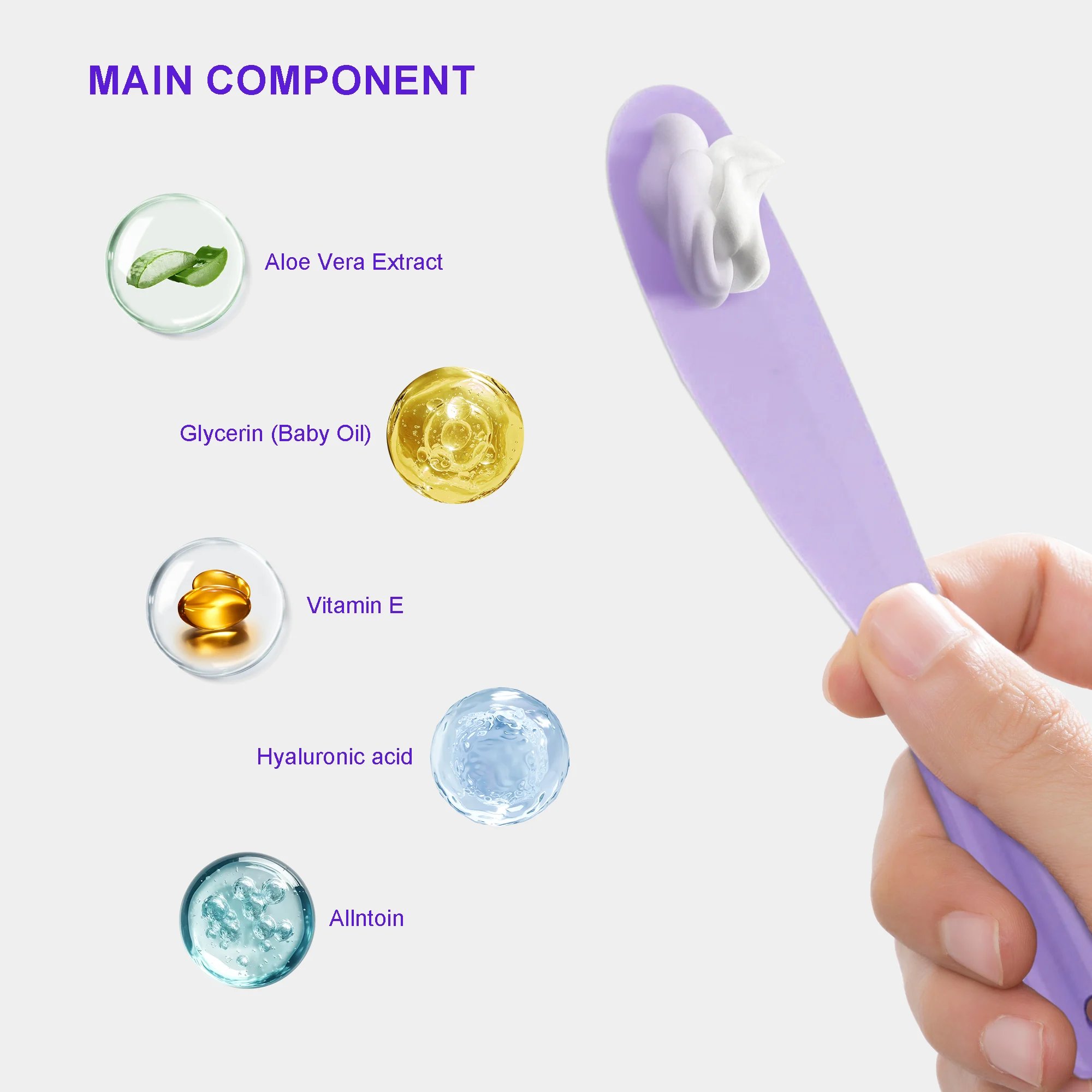 Summer Warm-up 49% Off🏖️Body Hair Removal Cream with Spatula Applicator, Gentle Formula, Safe for Sensit
