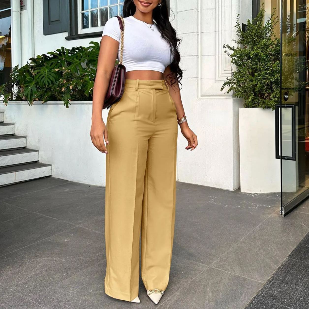 Hot Sales-49% OFFWomen's Wide Leg Dress Pants