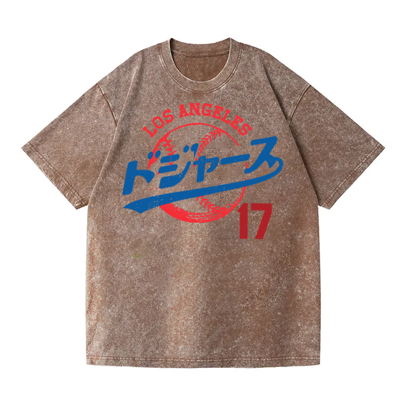 Los Angeles Dodgers japanese design Washed T-Shirt – FujiSakuras