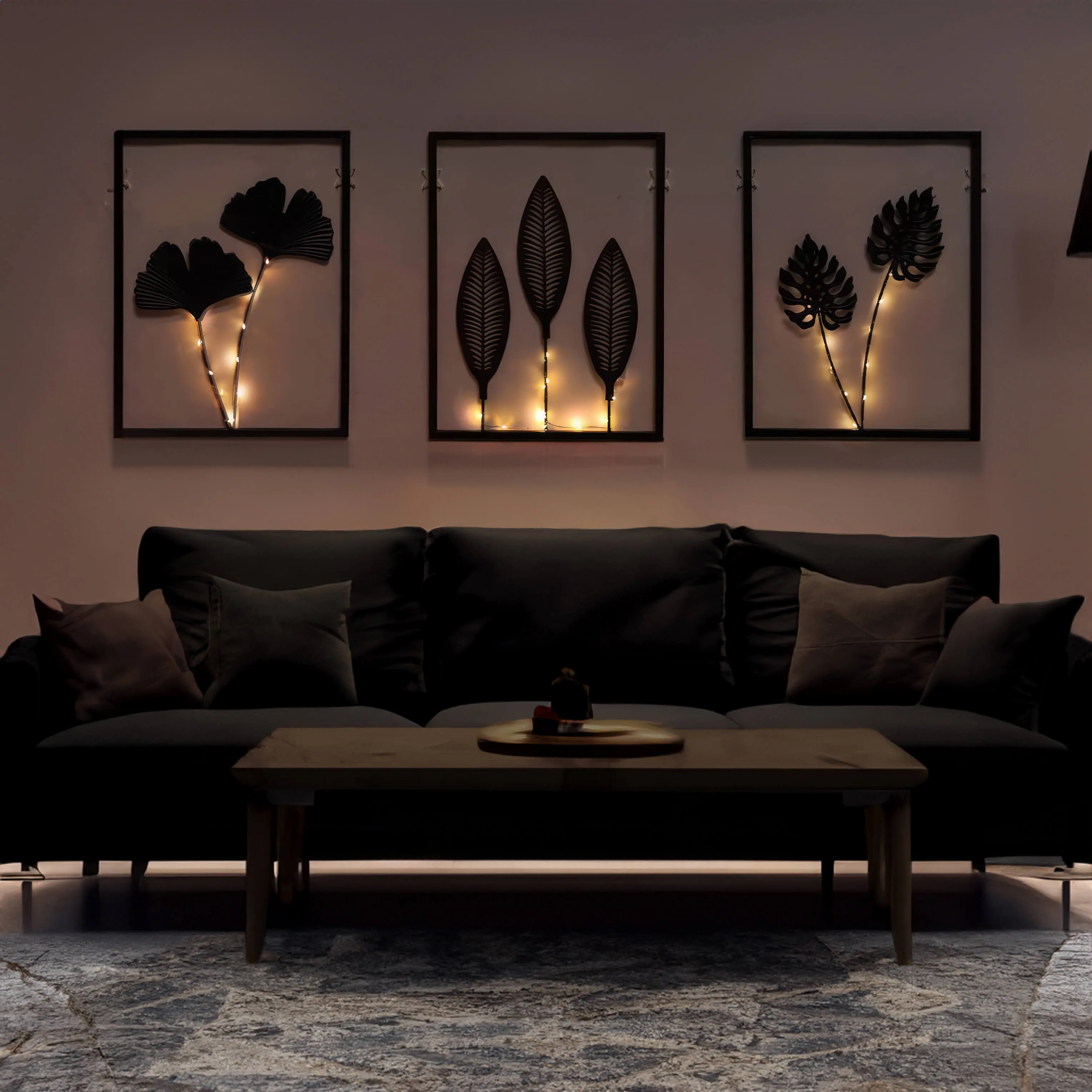 Starlit Silhouette Frames