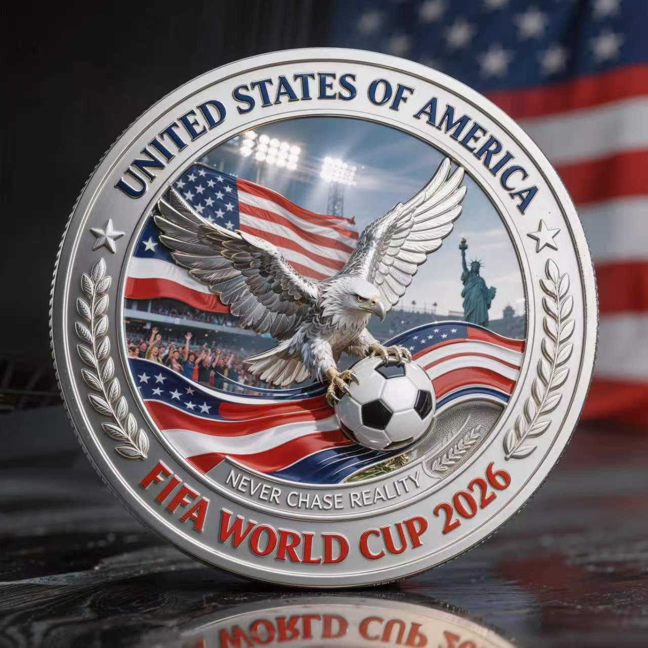 USMNT 2026 FIFA World Cup Limited Edition Challenge Coin Eternal Glory · Spirit of the Eagle