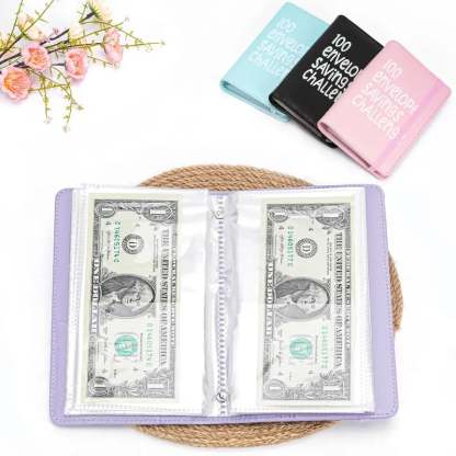 🔥100 Days Money Saving Challenge Coin Envelope BudgetStorage Book💵