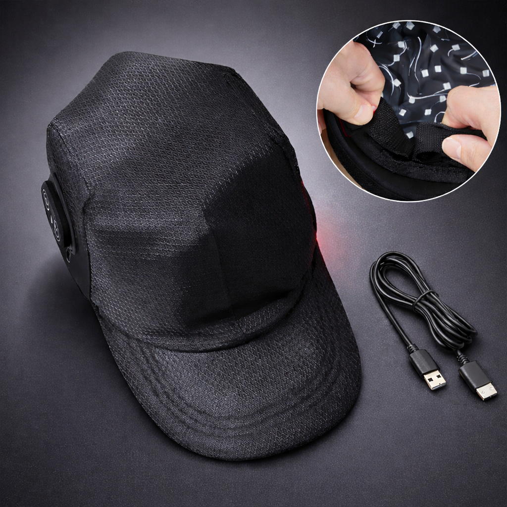 🔥Last Day:63% off 🔥HairVitality™ Red Light Therapy Regrowth Cap
