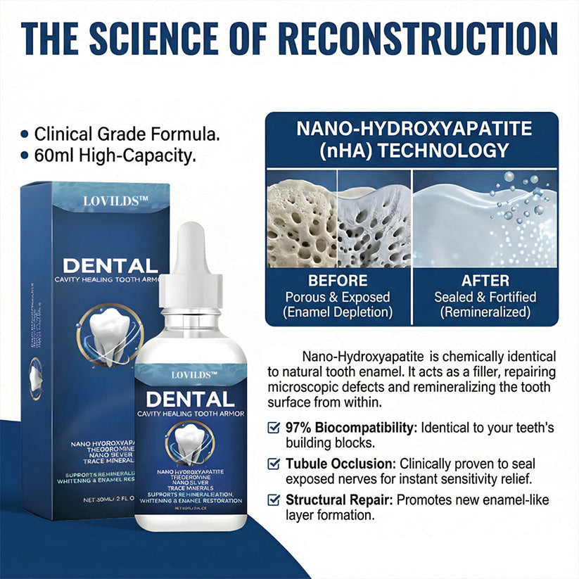 Nano-Hydroxyapatite Deep-Fusion Drops Advanced Enamel