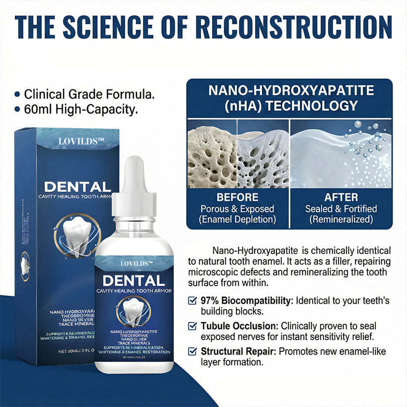 Nano-Hydroxyapatite Deep-Fusion Drops Advanced Enamel