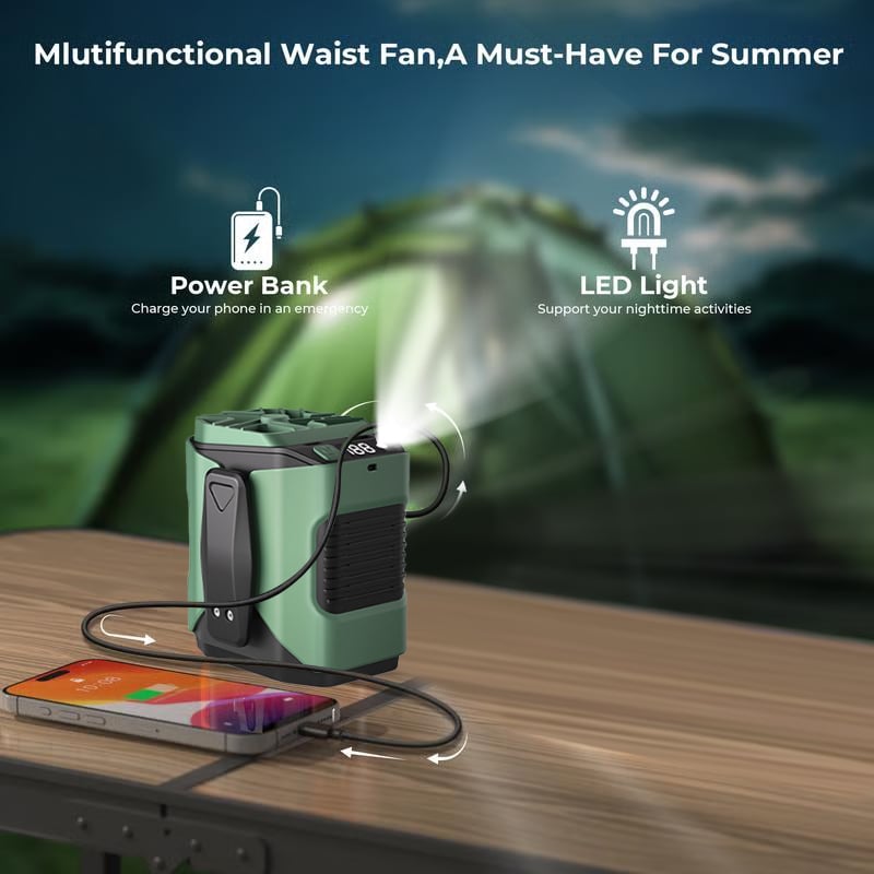 🔥 Last Day 49% OFF 🔥 Upgrade Personal Portable Waist Clip Fan