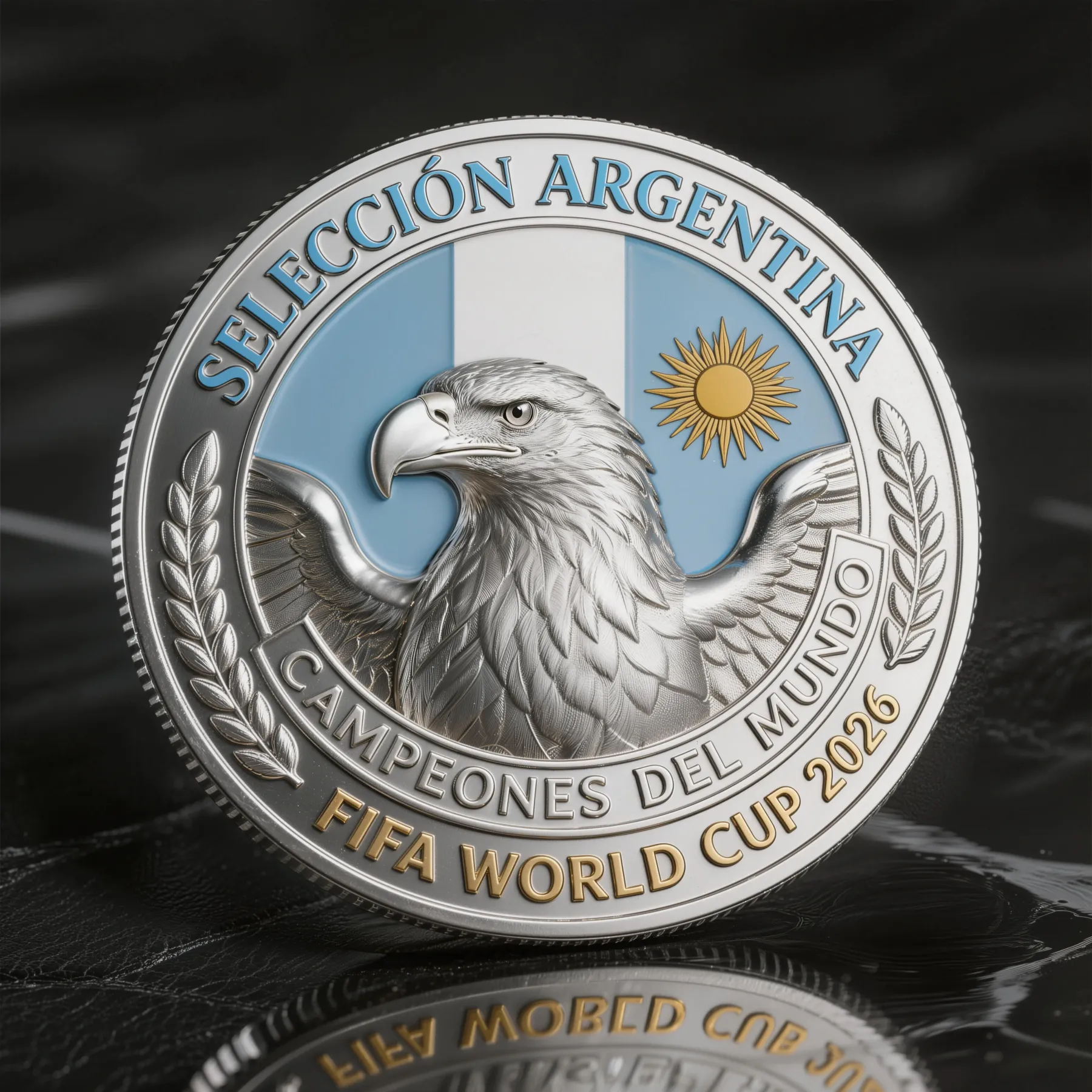 Argentina 2026 FIFA World Cup Limited Edition Commemorative Coin Campeones del Mundo — The Spirit of the Condor
