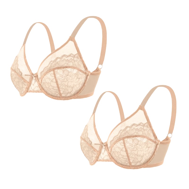 🔥🔥Last Day 49% Off🔥Unlined Comfort Unpadded Full Coverage Underwire Minimizer Bra