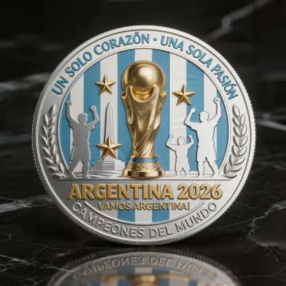 Argentina 2026 FIFA World Cup Limited Edition Commemorative Coin Campeones del Mundo — The Spirit of the Condor