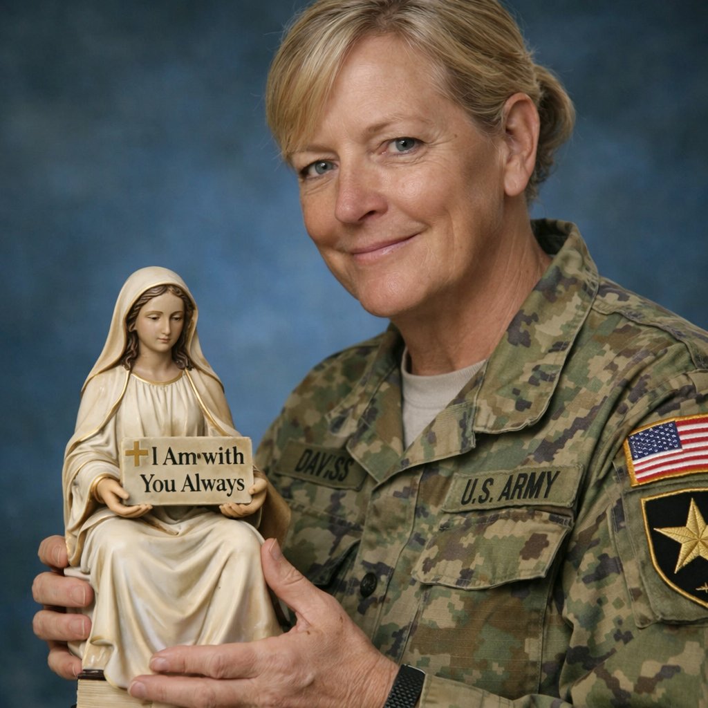 ✝️ Blessed Mother Figurine – “I Am With You Always” Christian Faith Statue & Inspirational Gift