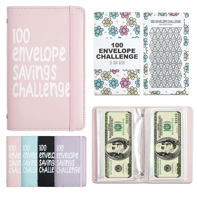 🔥100 Days Money Saving Challenge Coin Envelope BudgetStorage Book💵