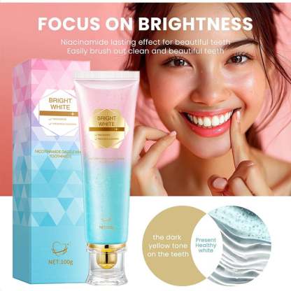 ✨ Achieve a Radiant Smile - 49% OFF - 🦷 Niacinamide Whitening Toothpaste - For Healthier, Whiter Teeth!
