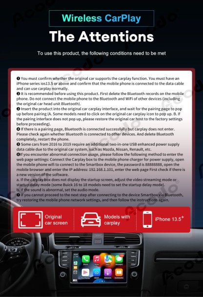 🚗 Say goodbye to boring drives! CarPlay TV Adapter turns your car into a mobile cinema in seconds! 🎬