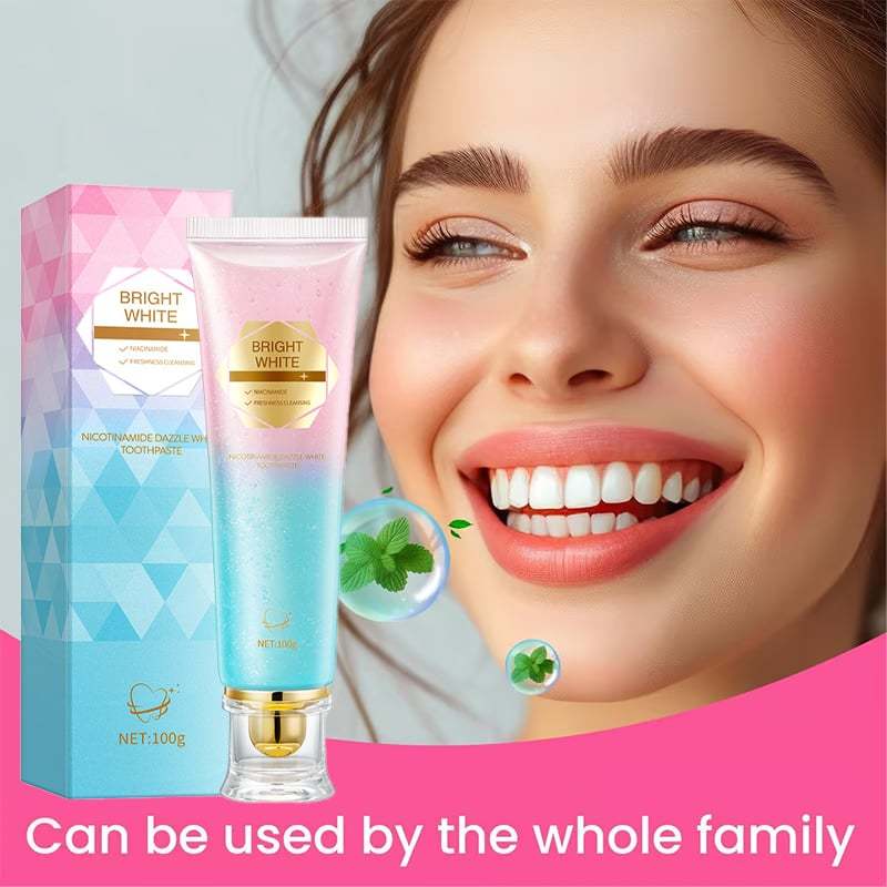 ✨ Achieve a Radiant Smile - 49% OFF - 🦷 Niacinamide Whitening Toothpa
