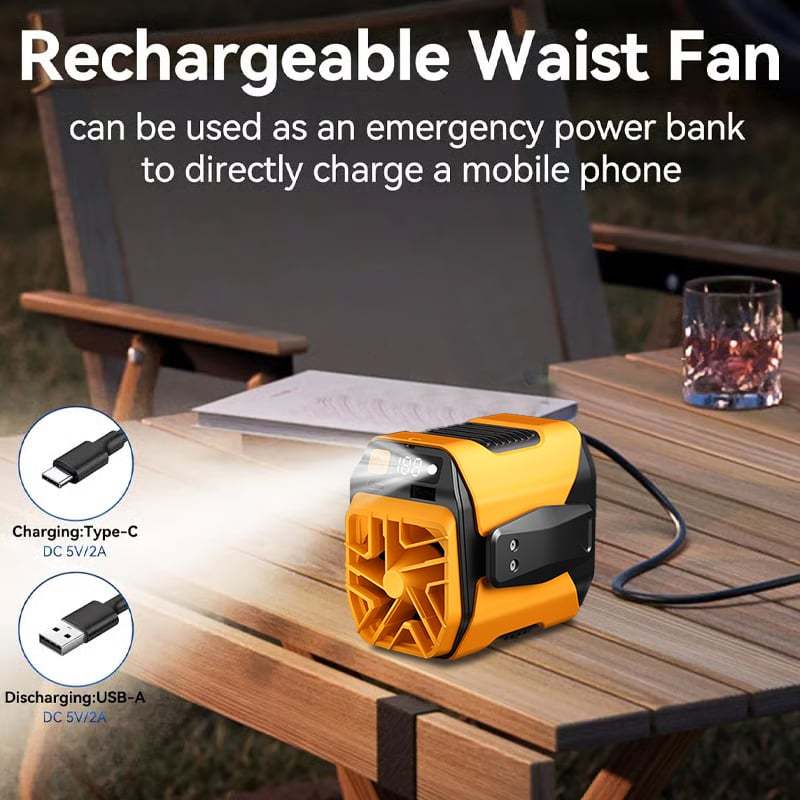 🔥 Last Day 49% OFF 🔥 Upgrade Personal Portable Waist Clip Fan