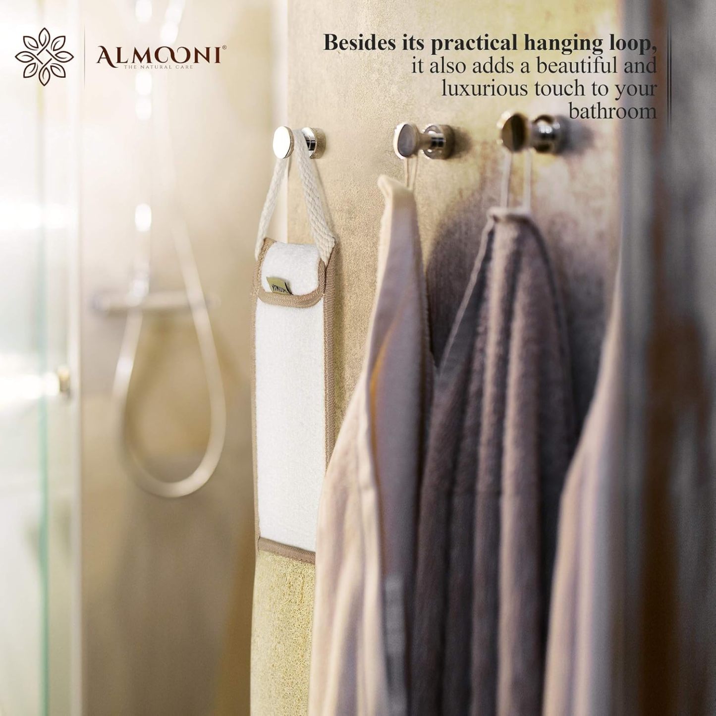 Natural Loofah Back Scrubber 