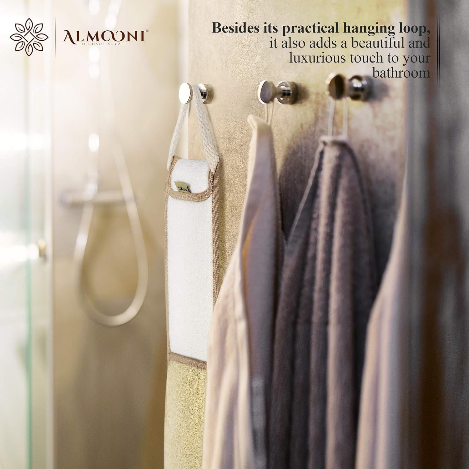 Natural Loofah Back Scrubber 