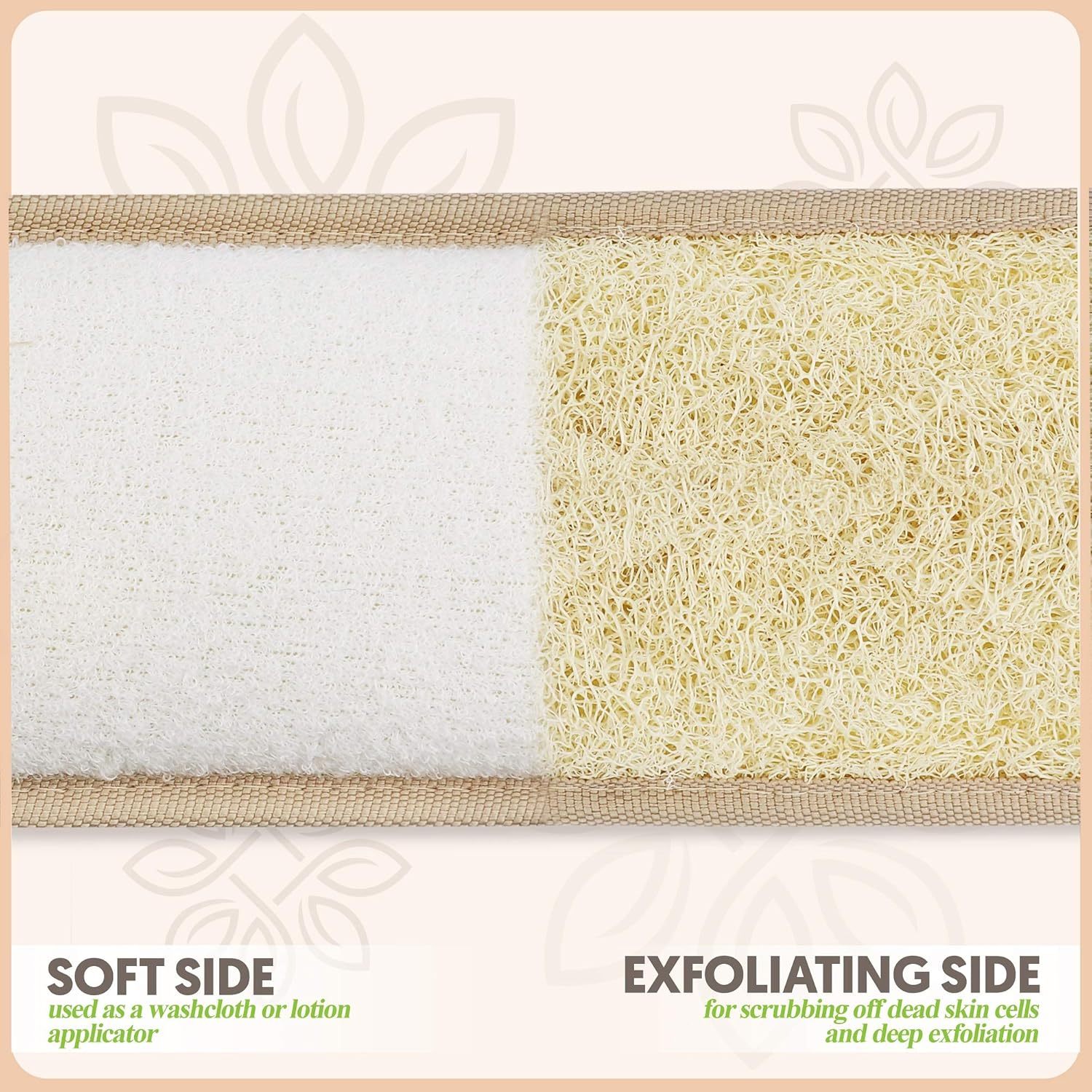 Natural Loofah Back Scrubber 