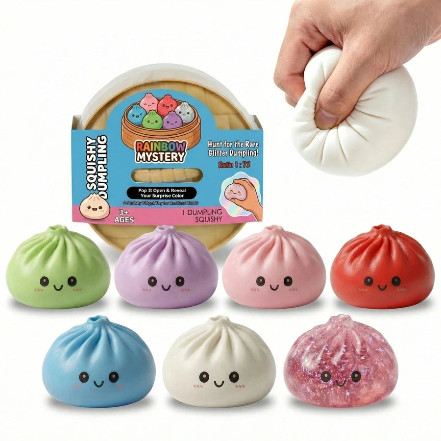 Big Dumpling Squishy Blind Box – Soft TPR Stress Relief Fidget Toy with Unboxing Surprise
