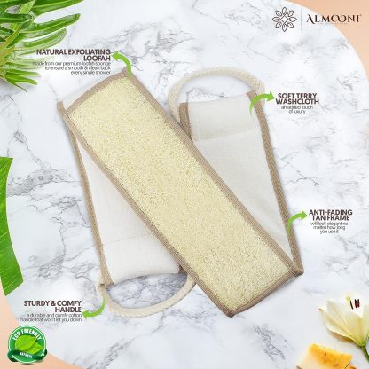 Natural Loofah Back Scrubber 