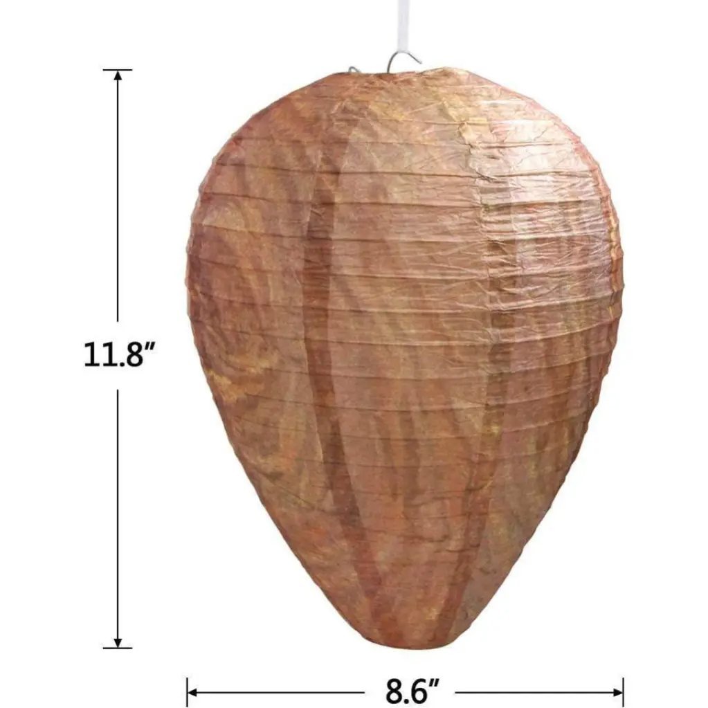 Bulk Value Pack Wasp Deterrent Decoy Nests – 2 Pack & 4 Pack Realistic Fake Wasp Hives