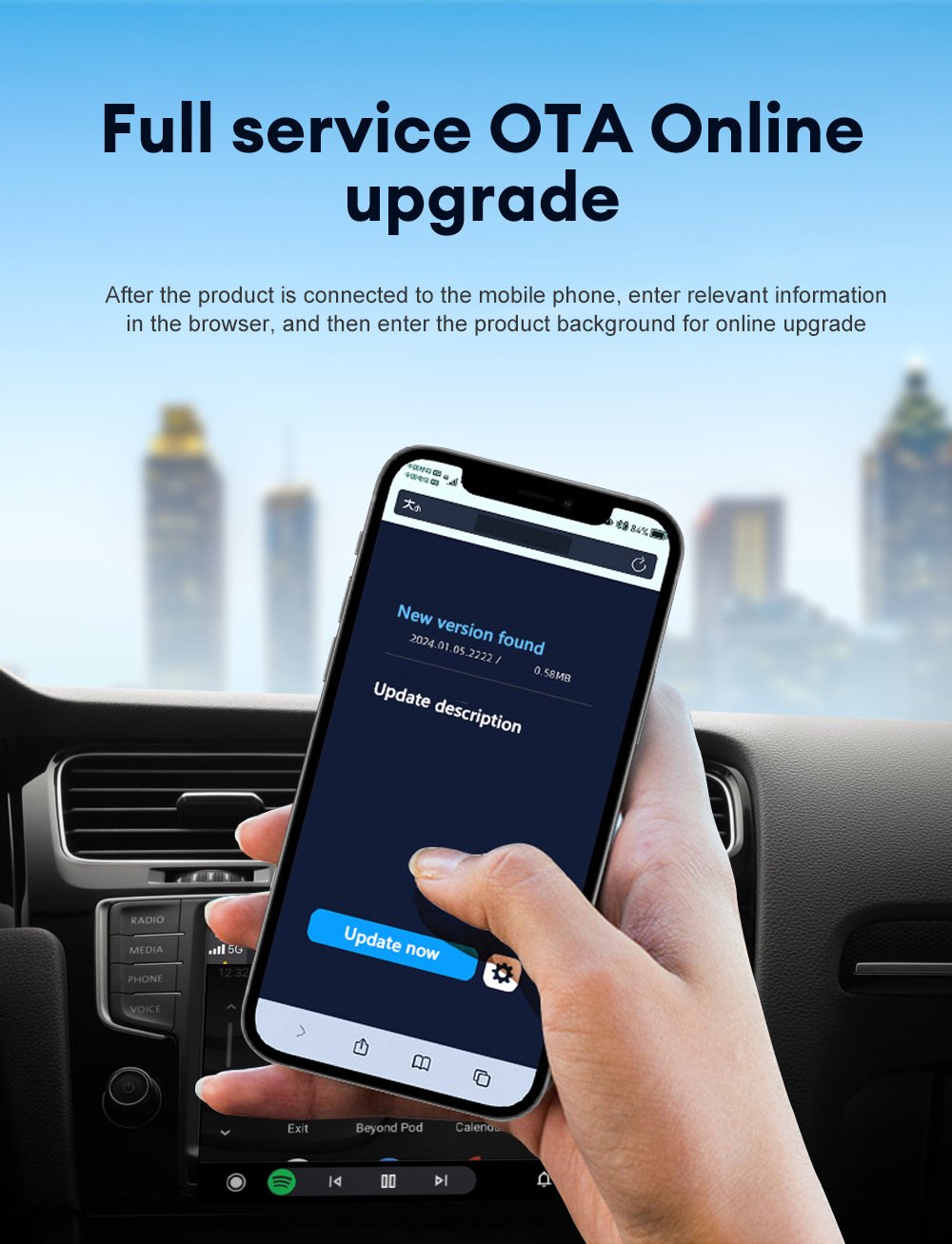 🚗 Say goodbye to boring drives! CarPlay TV Adapter turns your car into a mobile cinema in seconds! 🎬