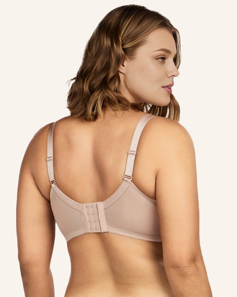 Full Coverage Lace Minimizer Bra - Petal