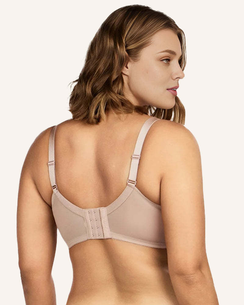Full Coverage Lace Minimizer Bra - Petal