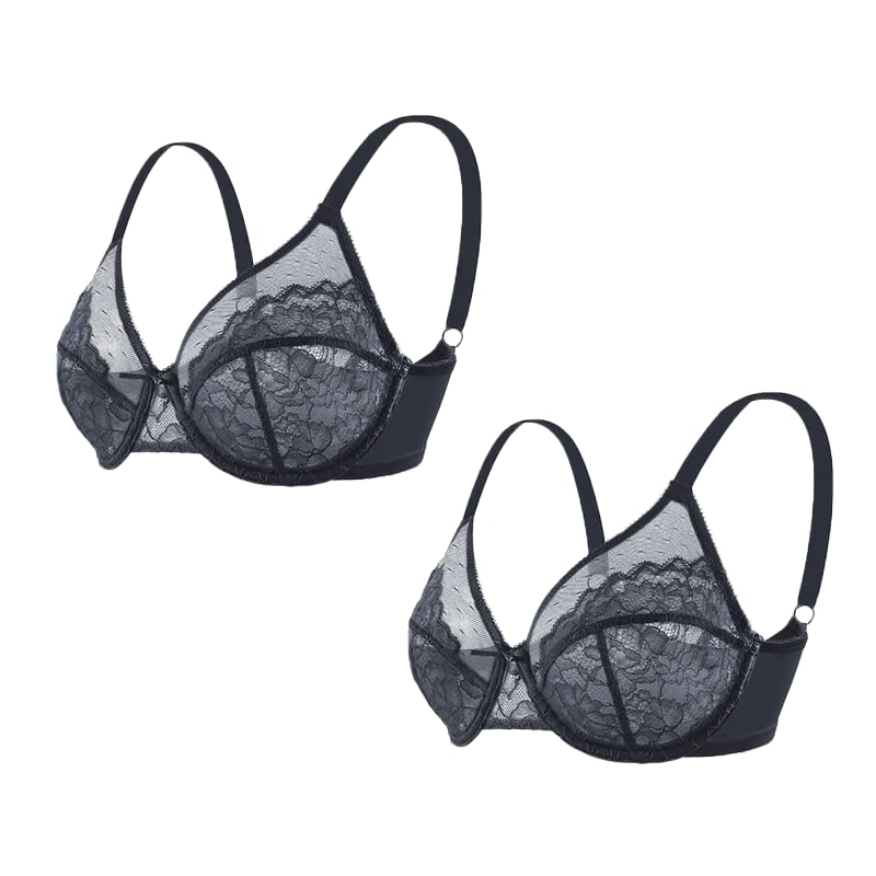 🔥🔥Last Day 49% Off🔥Unlined Comfort Unpadded Full Coverage Underwire Minimizer Bra