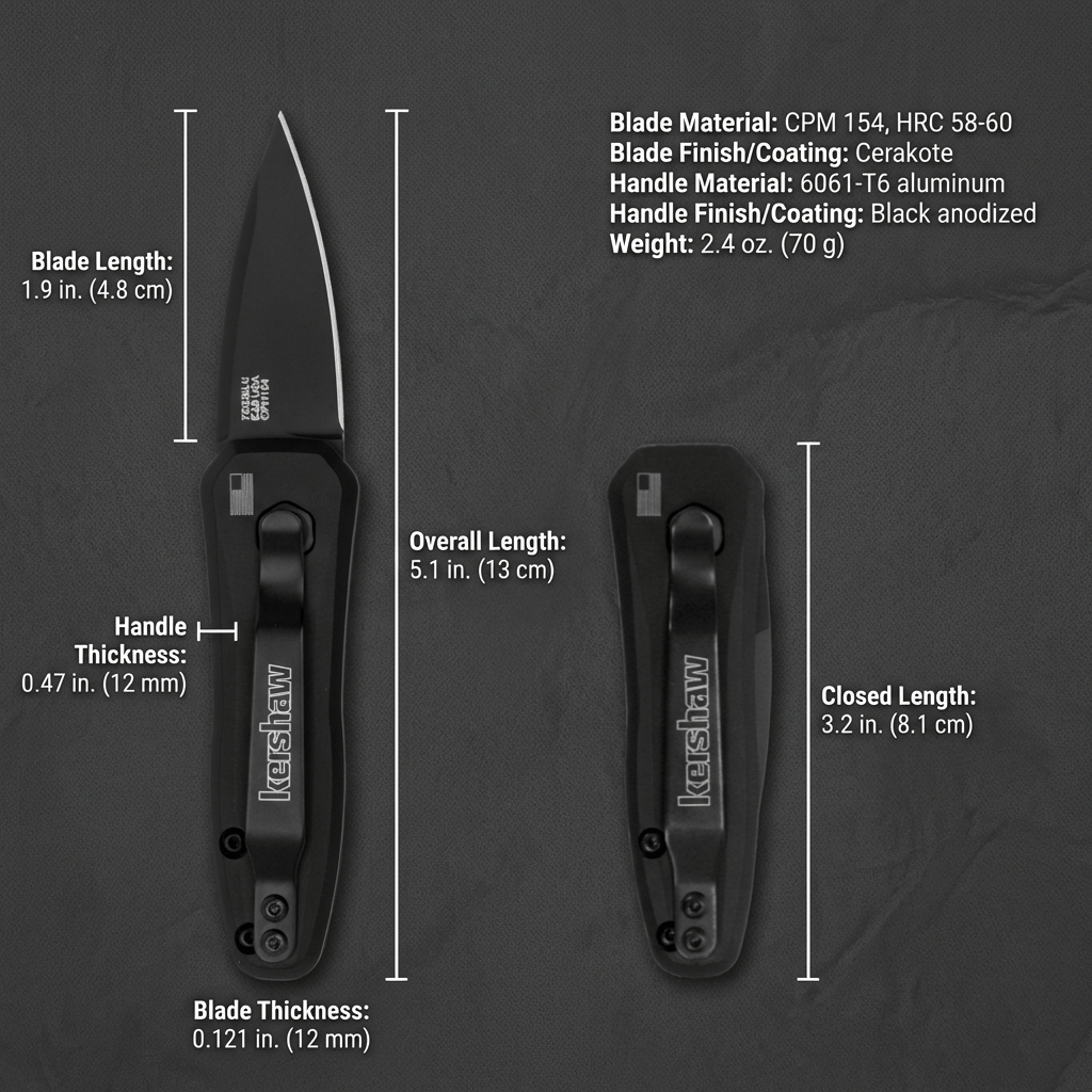 K7500 Ultra-Light Tactical EDC Folding Knife