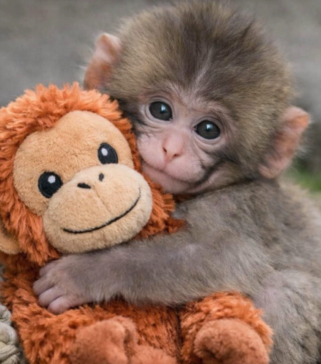 🐵3D Viral Punch Monkey Keychain 💕- Emotional Gift for Animal Lovers, Family, Friends, Loved Ones🎁