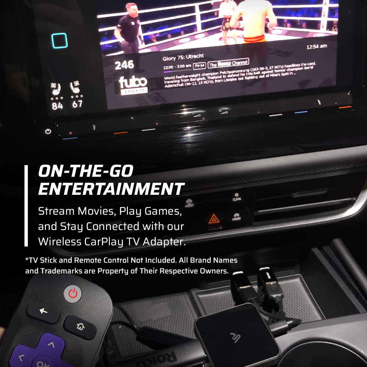 DriveLink CarPlay TV Adapter – Adapter which allows TV Sticks on your vehicle’s infotainment system