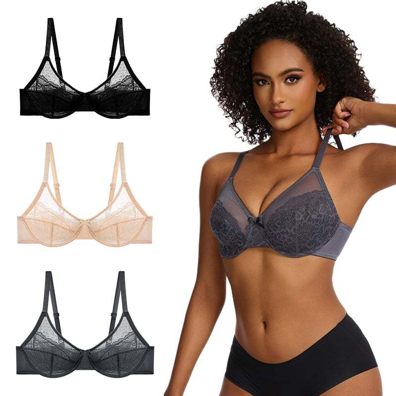 🔥🔥Last Day 49% Off🔥Unlined Comfort Unpadded Full Coverage Underwire Minimizer Bra