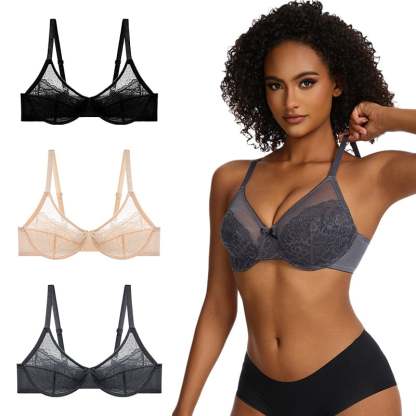🔥🔥Last Day 49% Off🔥Unlined Comfort Unpadded Full Coverage Underwire Minimizer Bra