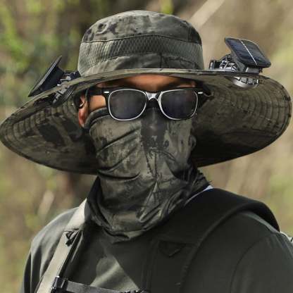 🔥⚡2025 New Ultralight Solar Fan Sun Hat – Lighter Than a Baseball!⚾(Only 11oz)