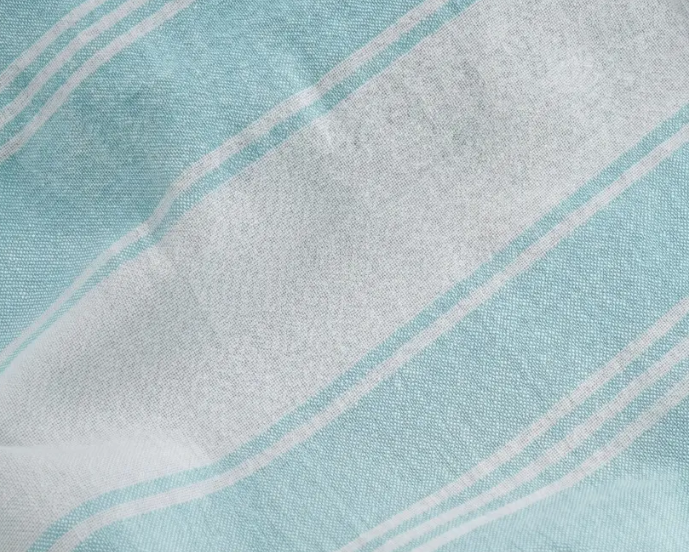 Close-up of the flat-weave fabric texture