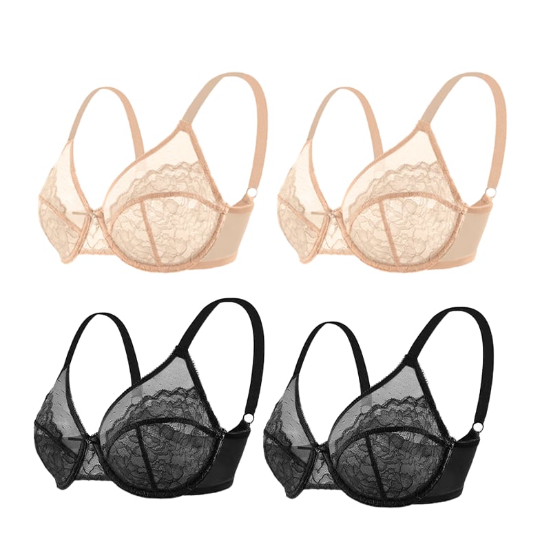🔥🔥Last Day 49% Off🔥Unlined Comfort Unpadded Full Coverage Underwire Minimizer Bra