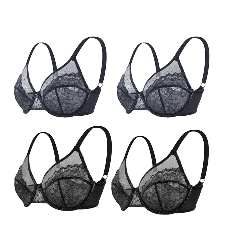 🔥🔥Last Day 49% Off🔥Unlined Comfort Unpadded Full Coverage Underwire Minimizer Bra