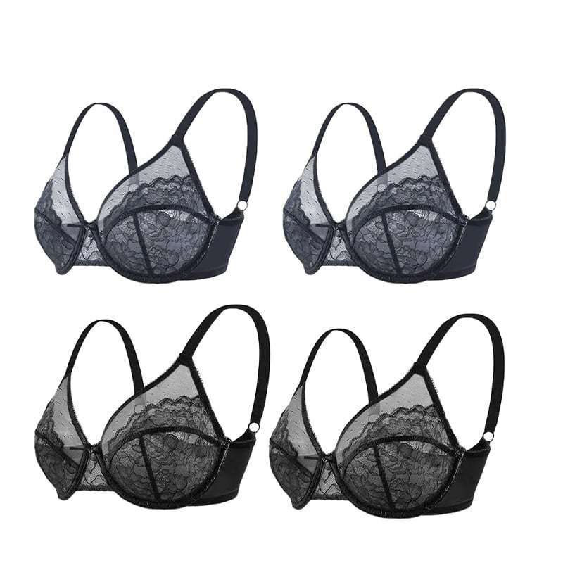 🔥🔥Last Day 49% Off🔥Unlined Comfort Unpadded Full Coverage Underwire Minimizer Bra