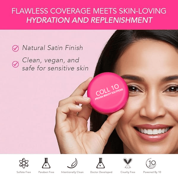 Peptide Bounce Balm Foundation –  Hydrating & Blurring for a flawless look ✨