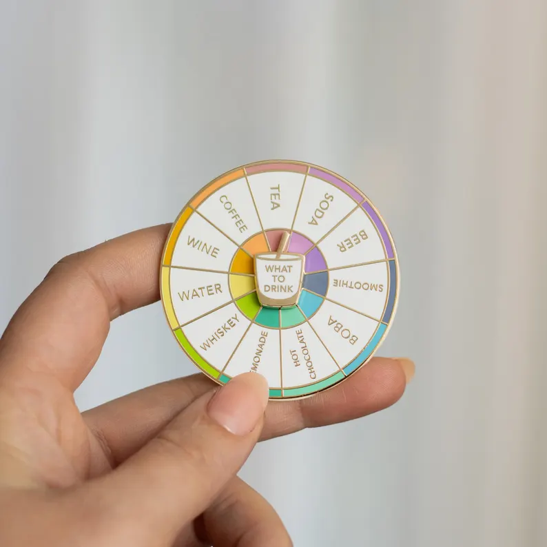 Funny Spinner Enamel Pin