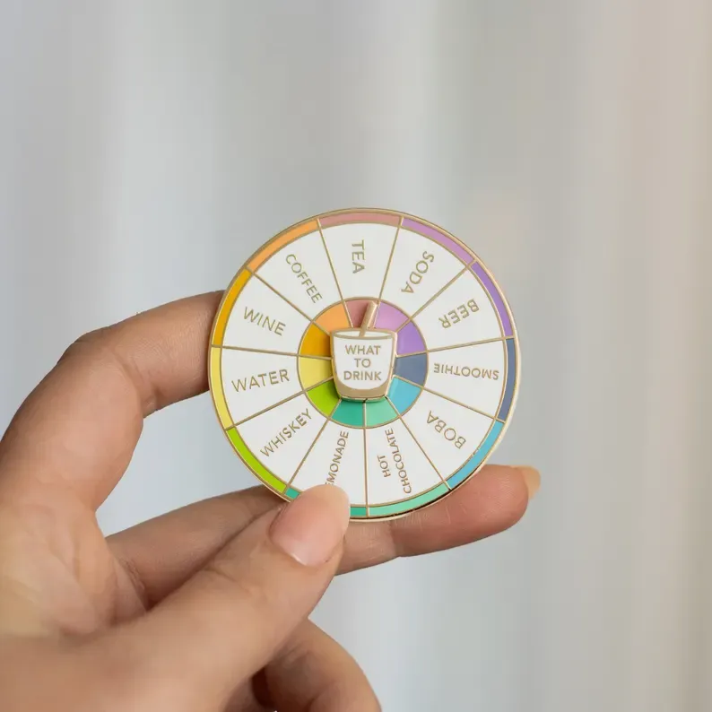 Funny Spinner Enamel Pin