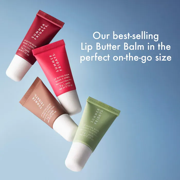 Limited-Edition Holiday Glow Set – The Lip Butter Balm Minis 4 Viral Shades 