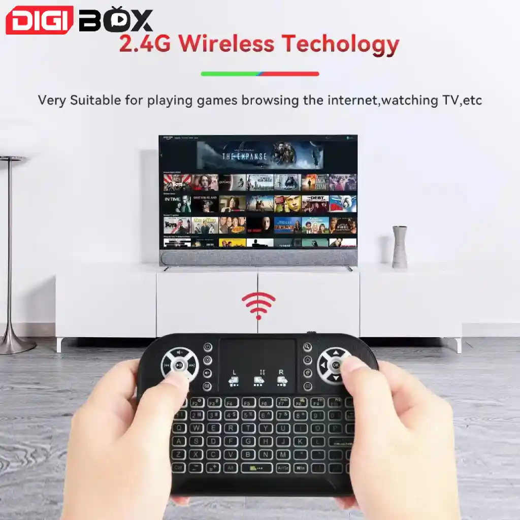 DigiBox Mini Wireless Keyboard with Touchpad