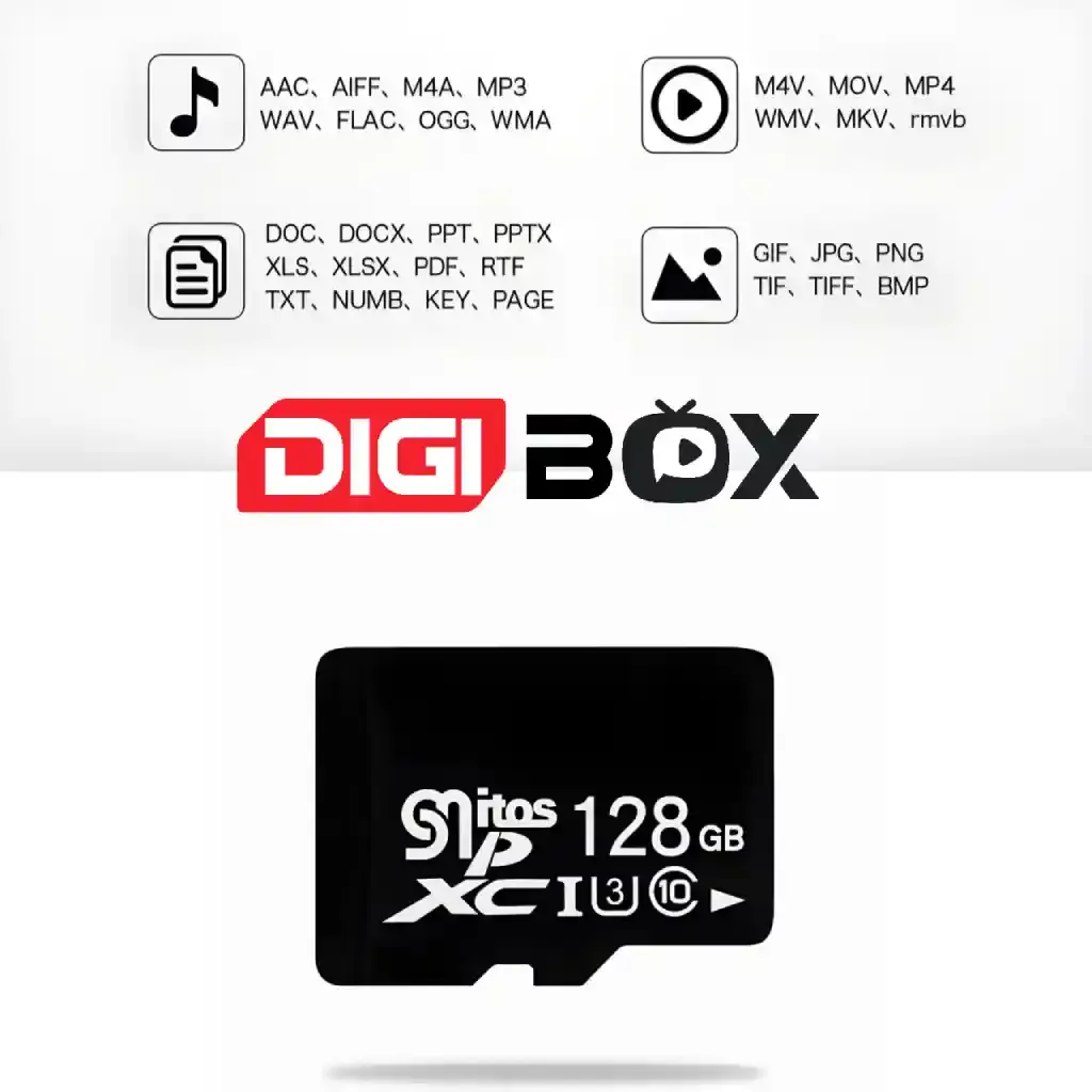 DigiBox 128G High Speed Micro SD card