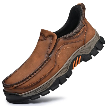 ⏰Promotion 60% OFF - 2025 New Men's Orthopedic Hands-Free Genuine Leather Slip On Loafers